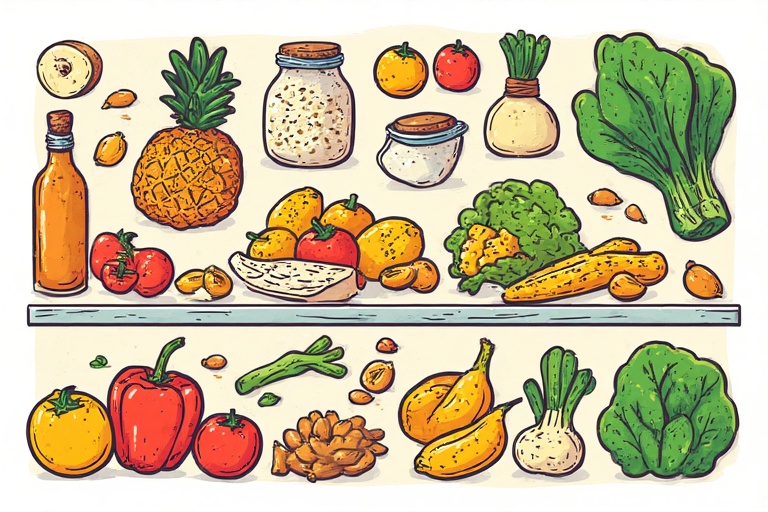 download (23) shelves of healthy grains and fruits... colorful